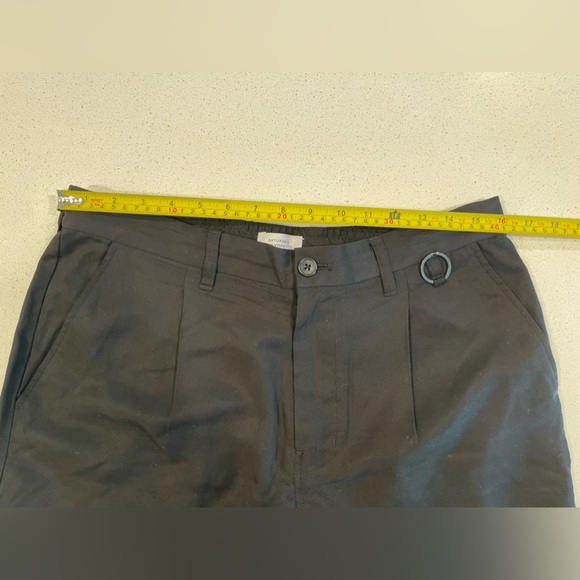 SATURDAYS nyc twill pleated casual shorts - Picture 2 of 8